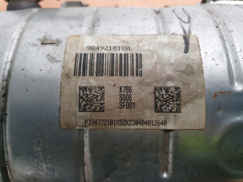 фото №13, Фільтр dpf каталізатор citroen c3 iii aircross 1.5 bluehdi 9849218180 k786