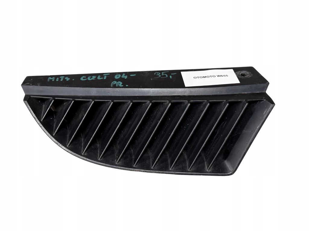 фото №1, Mitsubishi colt 2004- решітка радіатора передній бампера права оригінальний номер mn127774