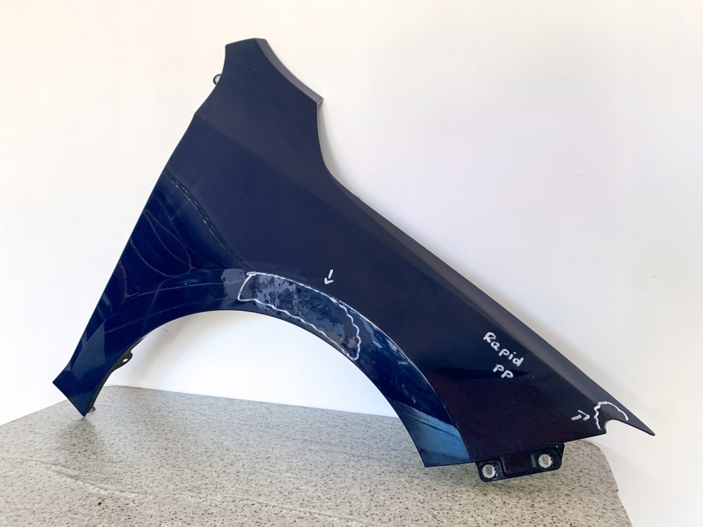 фото №2, Крыло правый перед передний skoda rapid 5ja 2012-