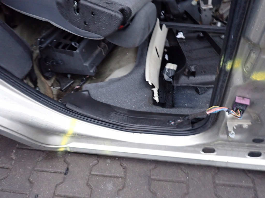 фото №5, Fiat croma ii 05- порог правый блок двигателя средний 272/b