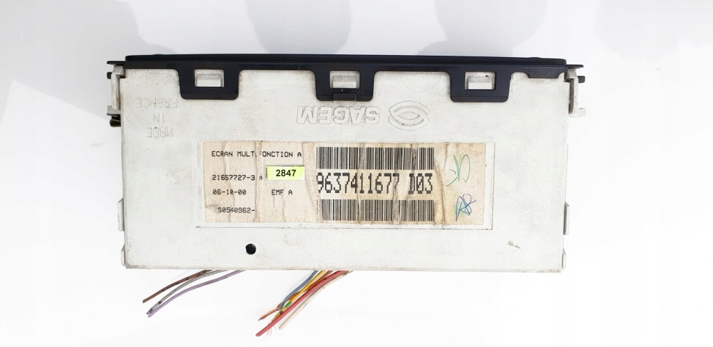 фото №8, Citroen xsara ii lift дисплей приладова панель годинник екран середній радіо