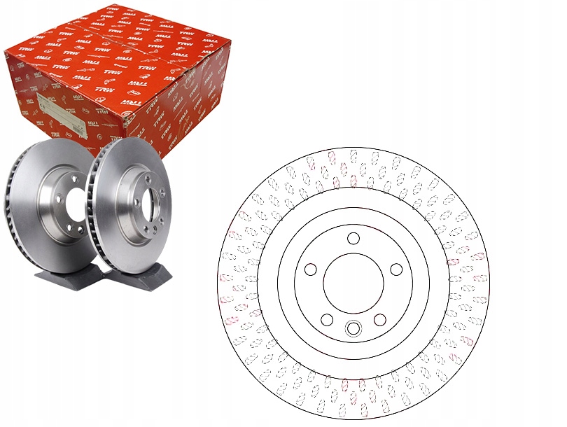 фото №1, Гальмівні диски гальмівні 2szt land rover задня range rover 3