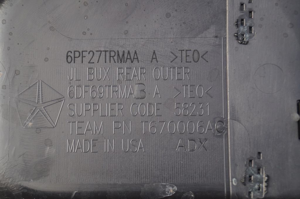 фото №12, Бампер задня задній задній jeep wrangler jl pdc 17-22