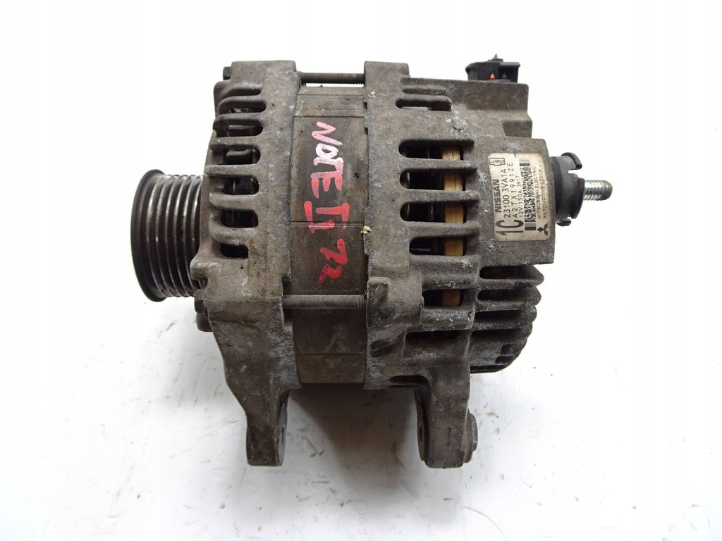 фото №1, Генератор nissan note e12 1.2 бензин