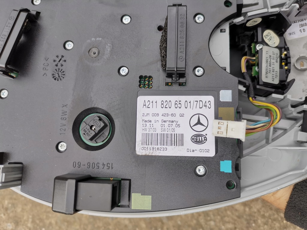 фото №5, Mercedes w211 лампа освітлення кабіни панорама