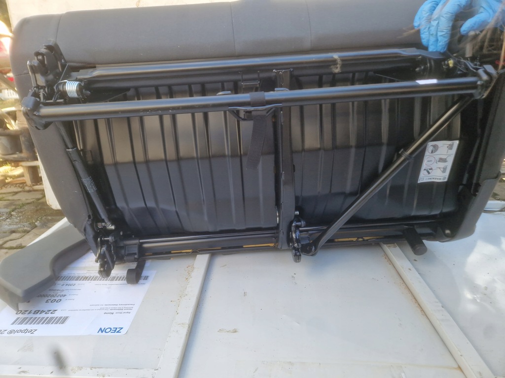 фото №9, Vw caddy 10- сидіння сидіння 2 легкові задня задні 2 ряд складний 2k5883105 pas