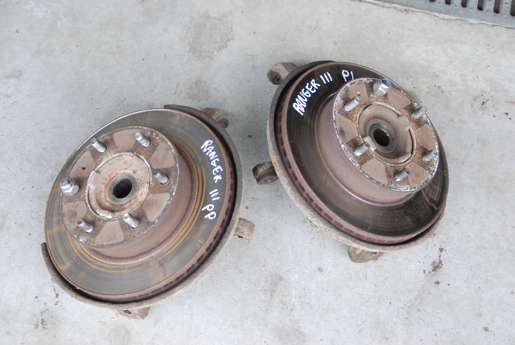 фото №1, Ford ranger iii ступица l / p перед 2,5 tdci 06-11r