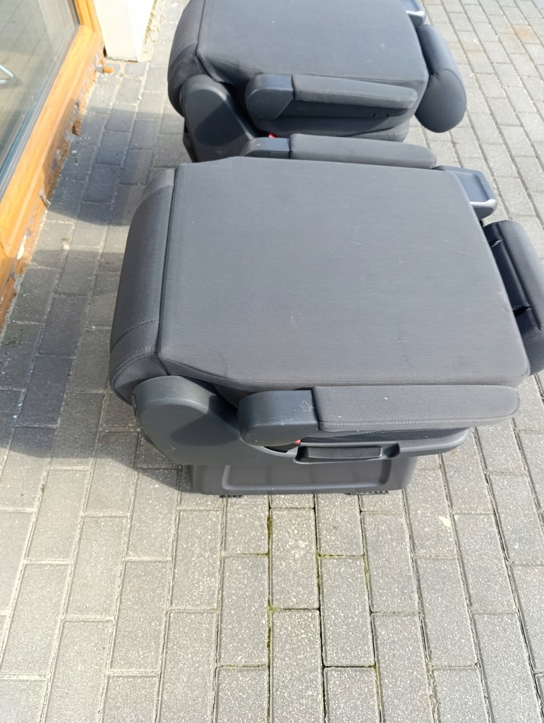 фото №9, Vw t5 t6 multivan сиденья поворотные второй/третий ряд czarne/antracyt