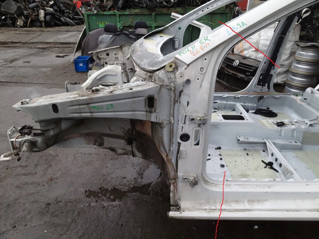 Купити Лонжерон ліва четвертина vw polo 6r