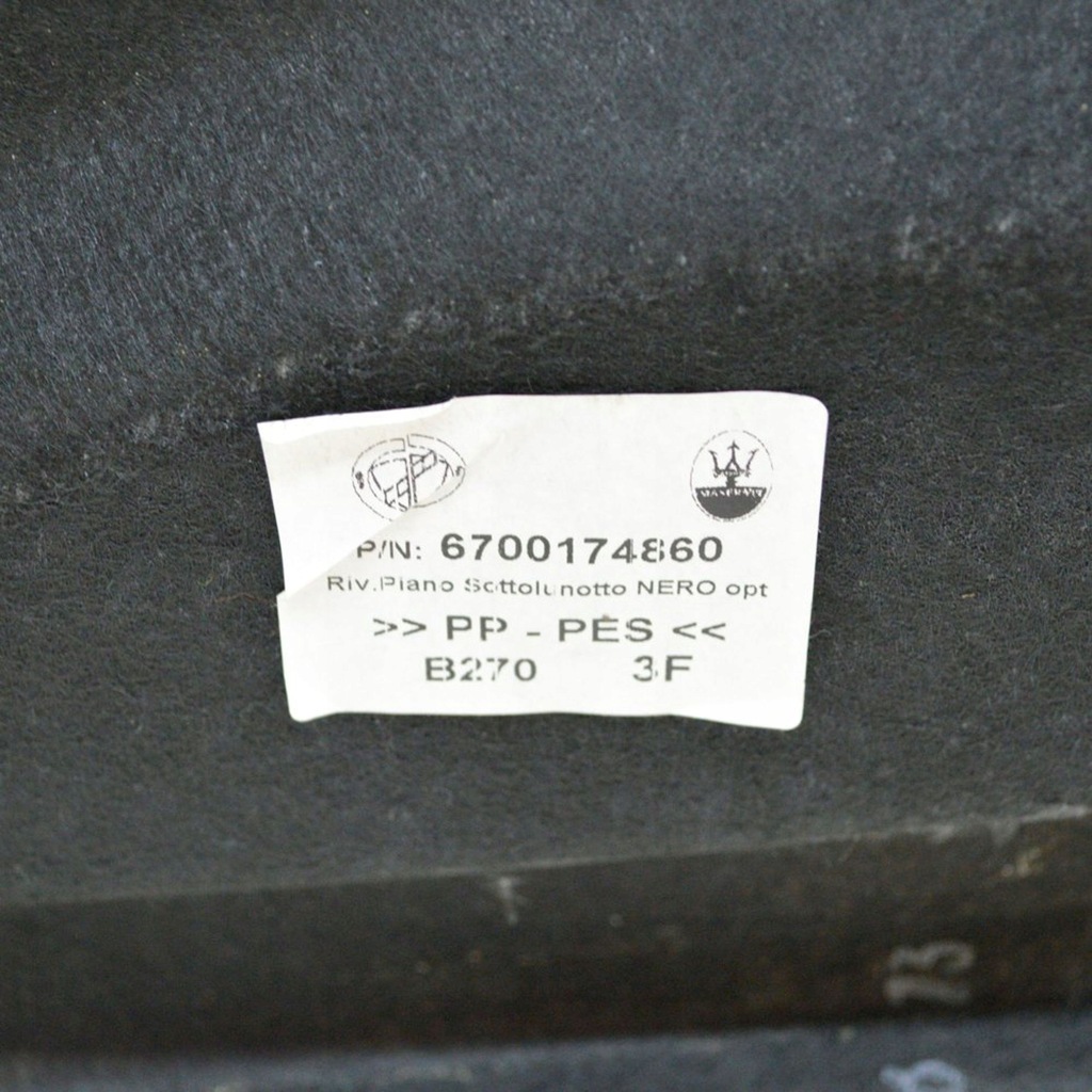 фото №6, Maserati quattroporte 2014 полиця задня багажника