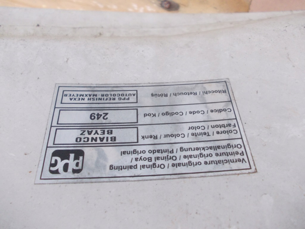 фото №13, Капот крышка двигателя fiat doblo lift 04- lak 249