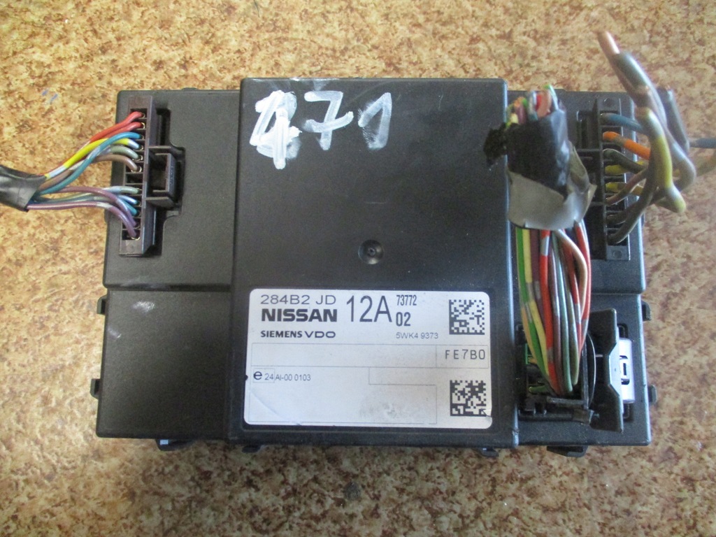 фото №1, Модуль комфорта bcm qashqai j10 284b2jd12a