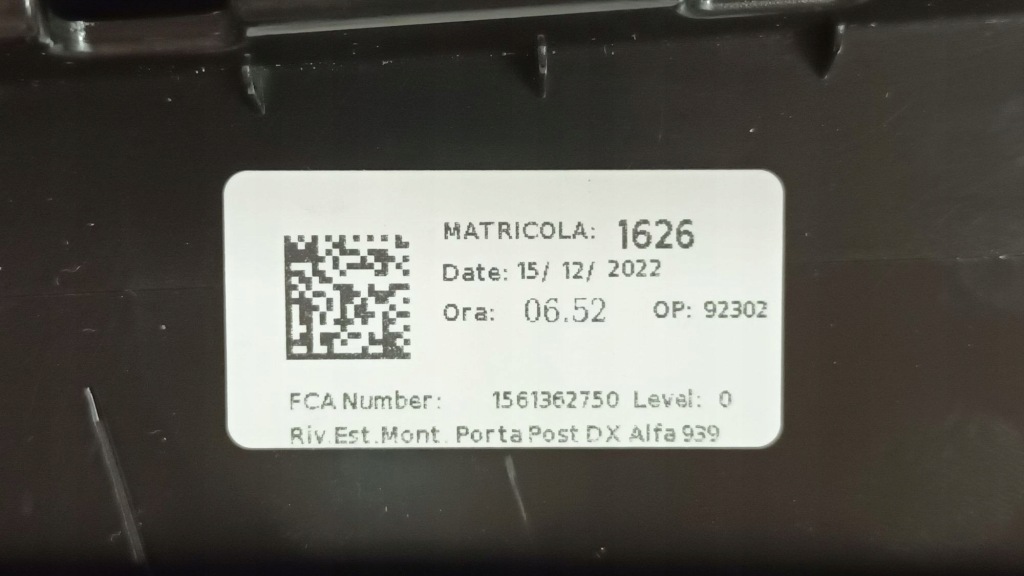 фото №3, Молдинг вертикальна na двері праве задні alfa romeo stelvio 2016- nowa оригінал