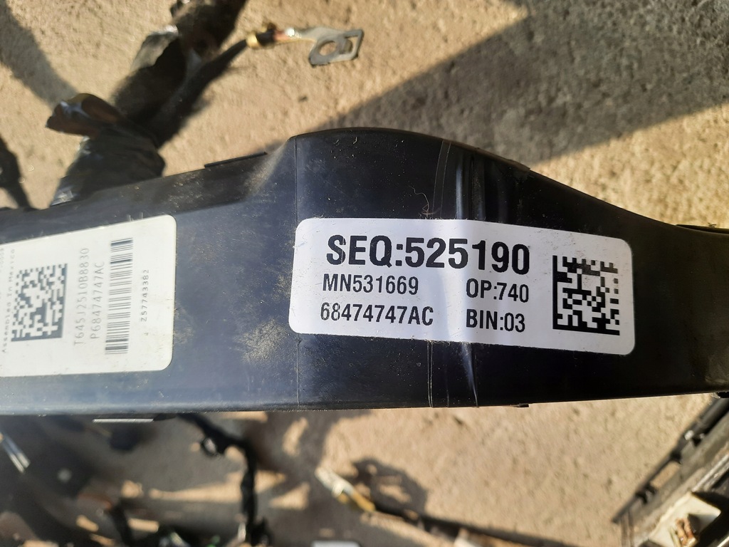 фото №12, Ram 1500 19- джгут електропроводка кабіни 68474747ac usa