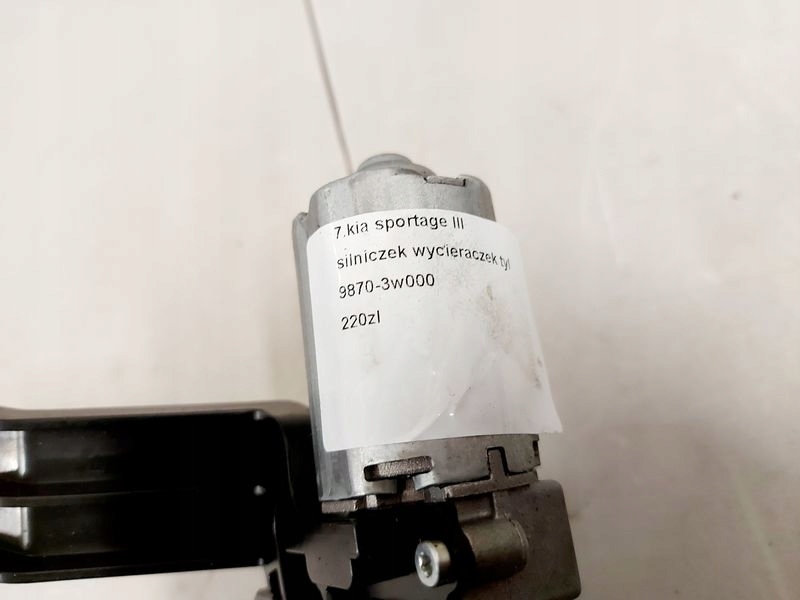 фото №6, Kia sportage 3 iii моторчик механизм дворники задняя 98700-3w000