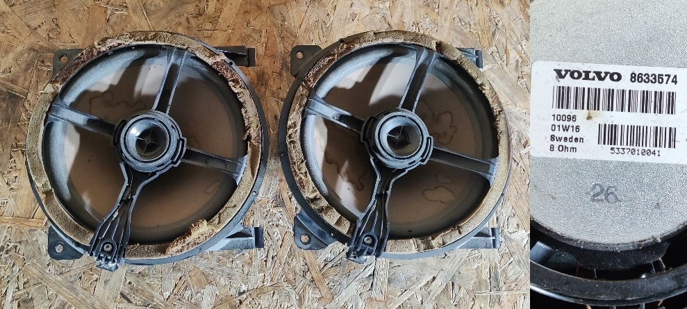 фото №1, Динаміки задня volvo s60 s80 пара 2 штуки 8633574