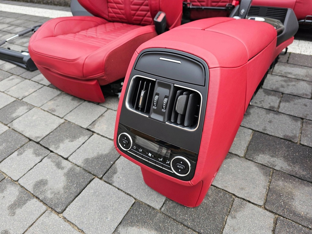 фото №6, Maserati levante середина сидіння заднє сидіння обшивки idealny!