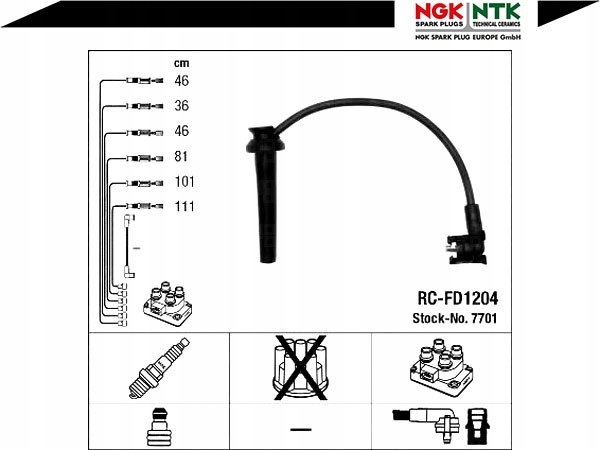 фото №2, Ngk дроти wys. nap. ford