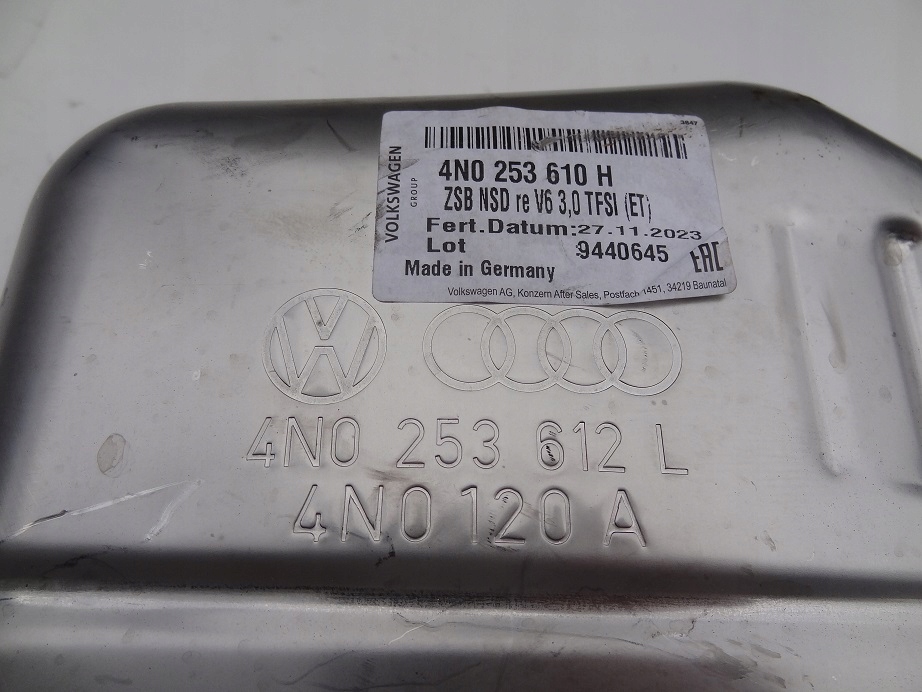 фото №8, Правий гасник вихлоп активний 4n0253612l 4n0253610h audi a8 s8 d5