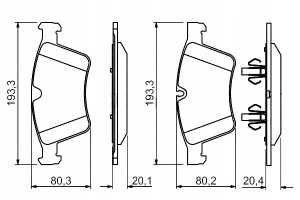 фото №2, Гальмівні колодки гальмівні mercedes gl x164 m w164 r w2