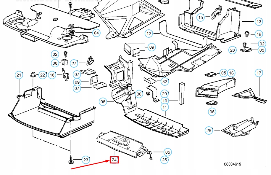 фото №7, Bmw 3 cabrio e36 канал повітря радіатора оливи 51712253303 2253303