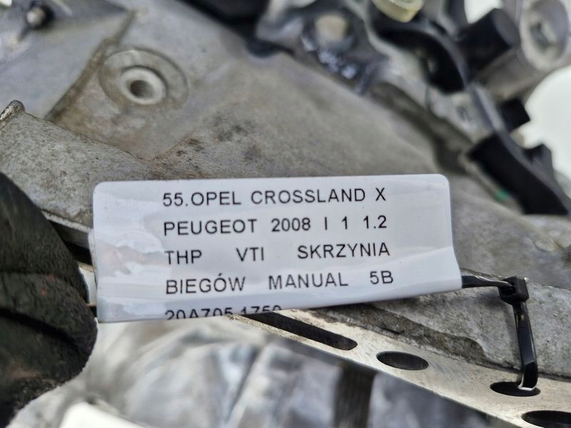Купить Opel crossland x peugeot 2008 1 1 1.2 vti коробка передач передач механическая коробка передач 5b 20a705