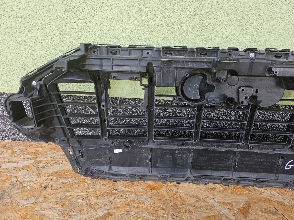 фото №12, Решётка радиатора audi q7 4m0 lift усилитель решетка радар камера решётка радиатора радиатора