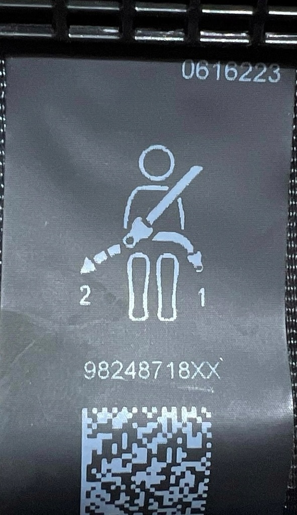 фото №4, Pas безпеки задній задня середній opel crossland x