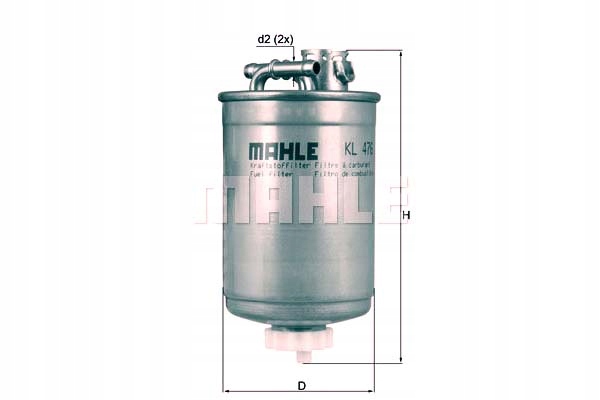 Knecht kl 476d фильтр топливной Цена