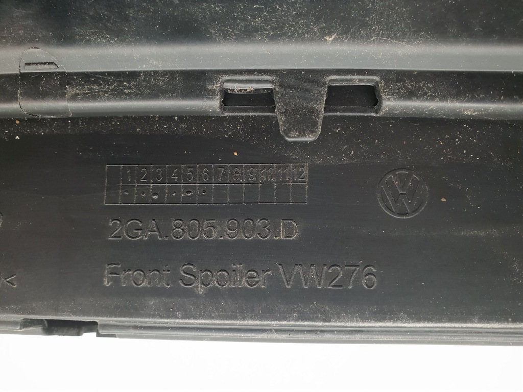 фото №9, Vw t-roc 2ga 17-21 спойлер w бампер перед 2ga805903d