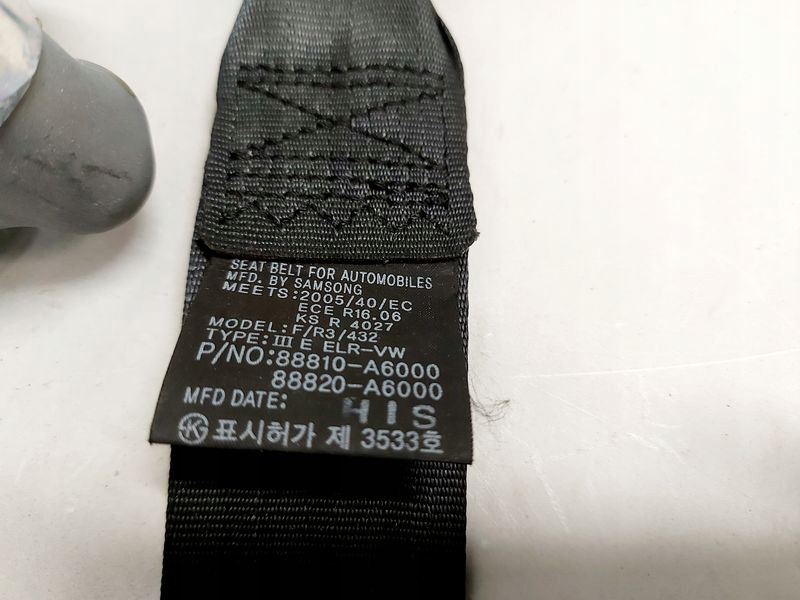 фото №8, Hyundai i30 ii 5d pas безпеки правий перед