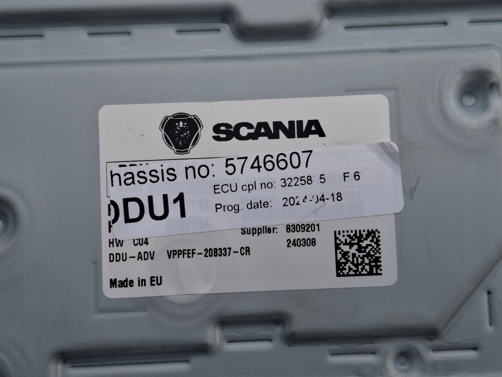 Scania кассета модуль ddu1 блок управления бортовой компьютер euro 6 5746607 Недорого