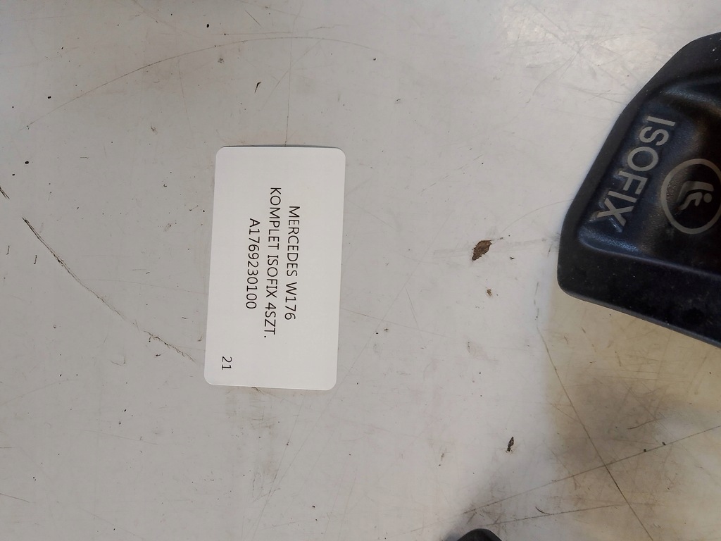 фото №6, Mercedes w176 захист zślepka isofix a1769230100