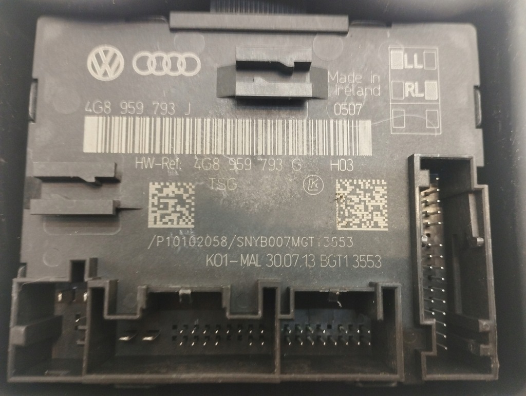 фото №10, Блок управления модуль дверь перед audi a6 c7 4g 10-