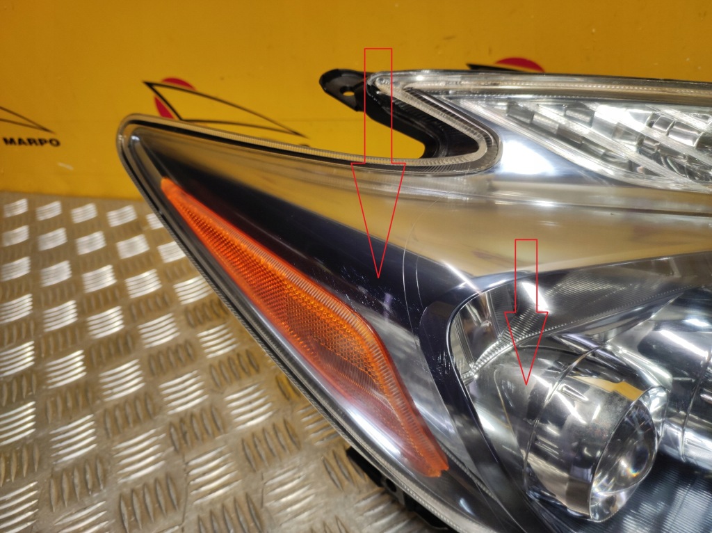 фото №5, Toyota prius 2009- фара лампа full led правая usa