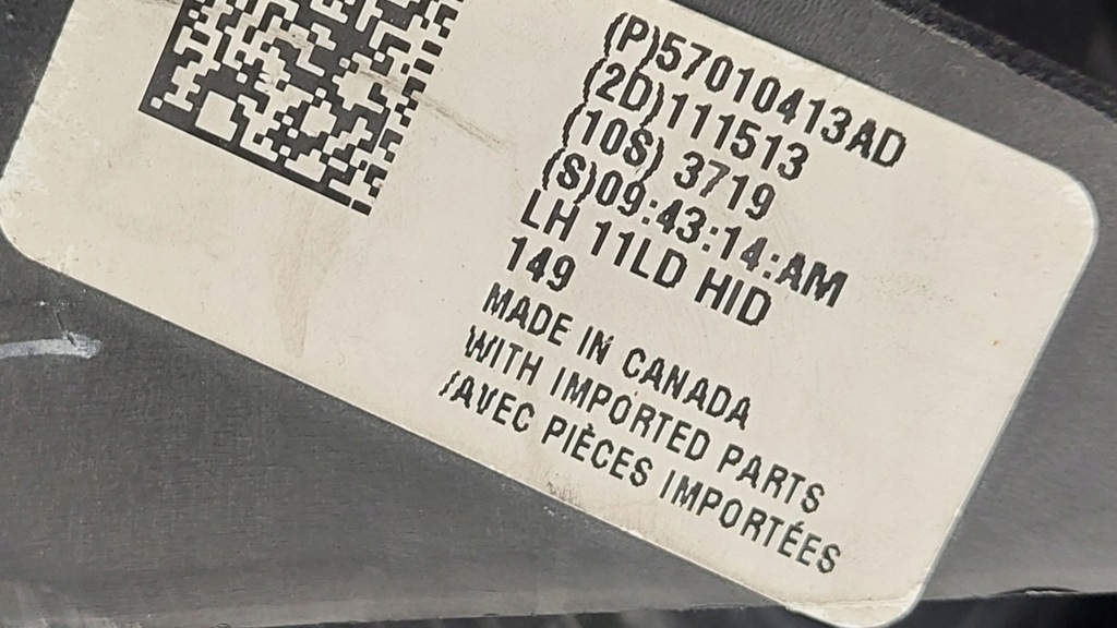 фото №7, Dodge charger 12 13 14 лампа ксенон ліва перетворювач nr 65