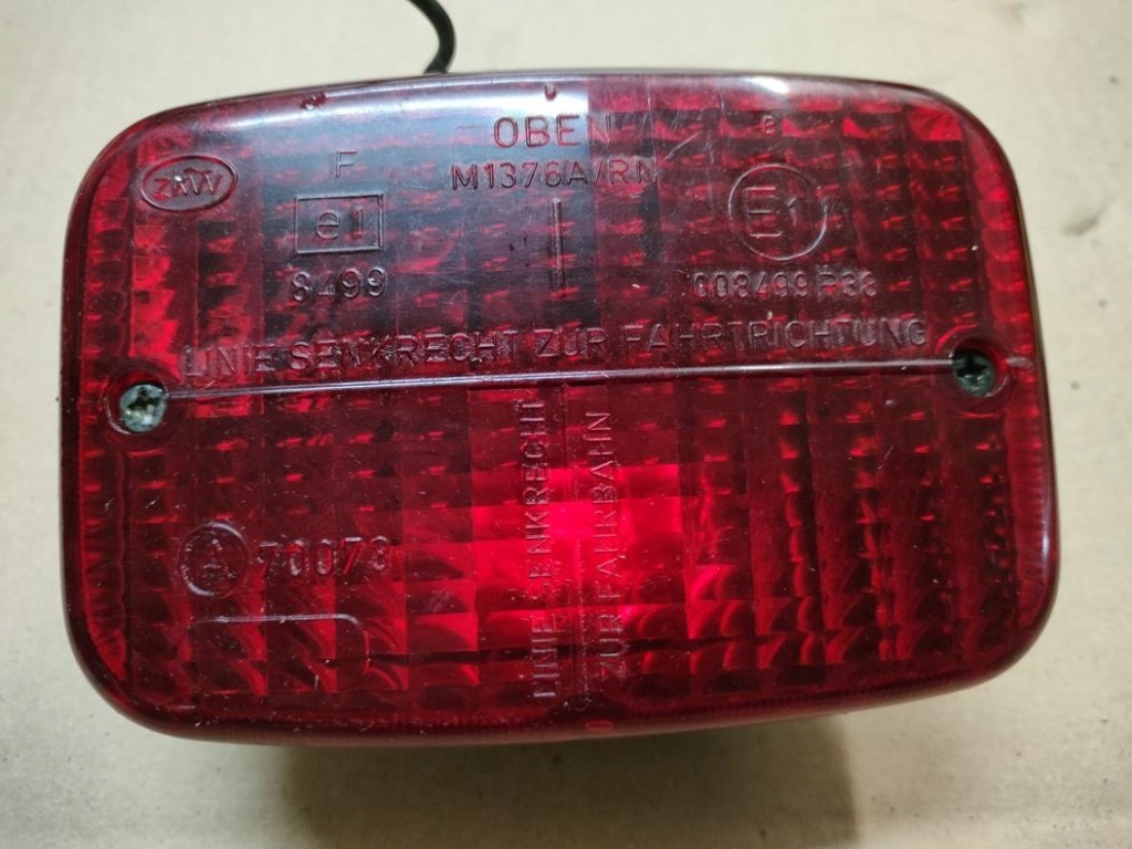 Купити Лампа протитуманна хром porsche 914 оригінальний номер