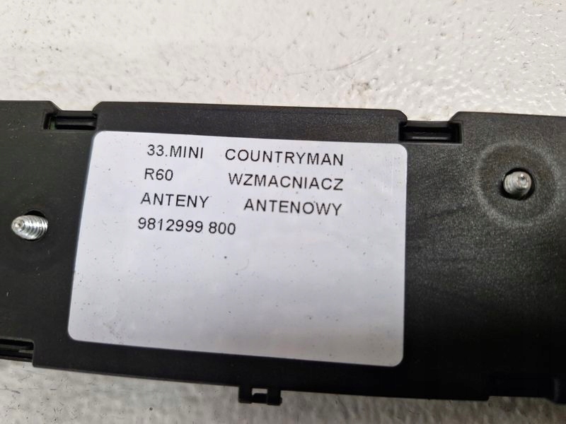 фото №6, Mini countryman r60 усилитель антенна антенный 9812999