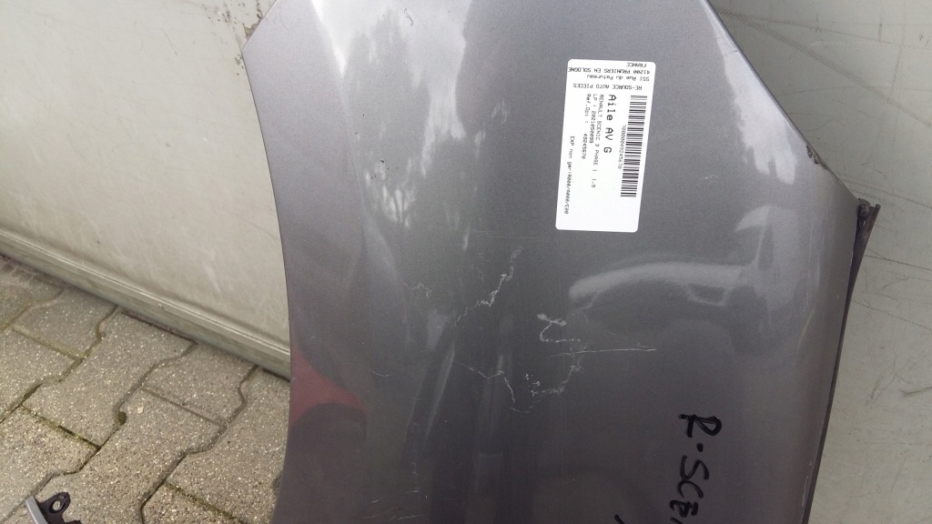 фото №4, Крыло передний левый renault scenic iii 09-11