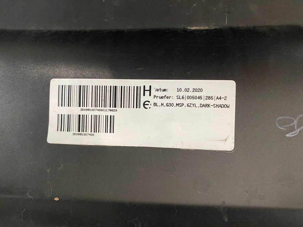 фото №10, Спойлер дифузор задній задня бампера bmw 5 g30 g31 m-pakiet