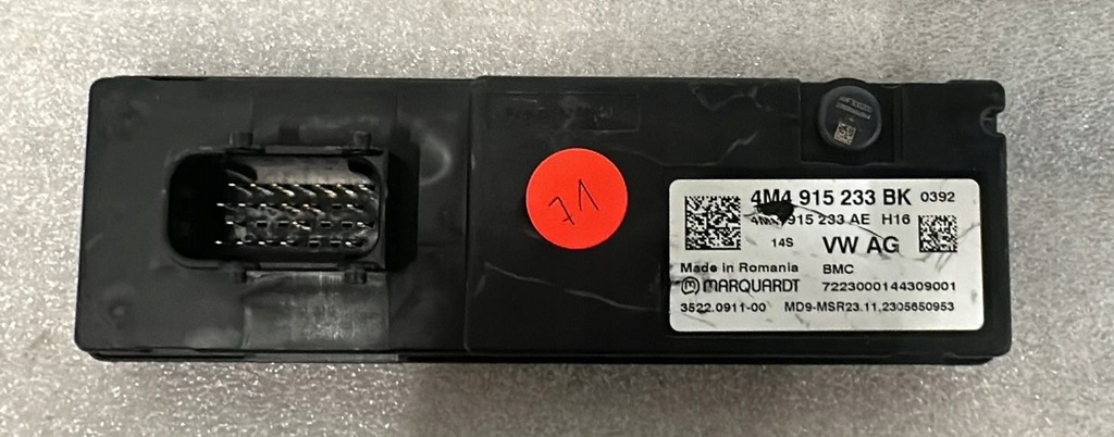 фото №1, Модуль блок керування акумулятор audi 4m4915233bk