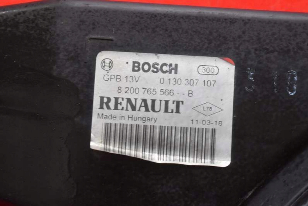 фото №8, Вентилятор 8200765566b dacia logan mcv 1 i 1.6 16v 105 km 07-12
