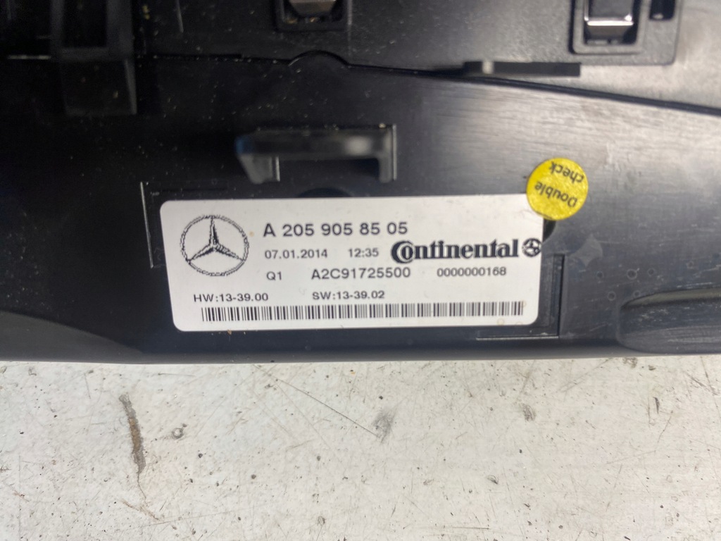 фото №6, Mercedes w205 панель кондиціонера a2059058505