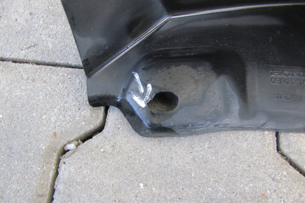 фото №7, Спойлер накладка ліва бампер перед honda jazz 15-