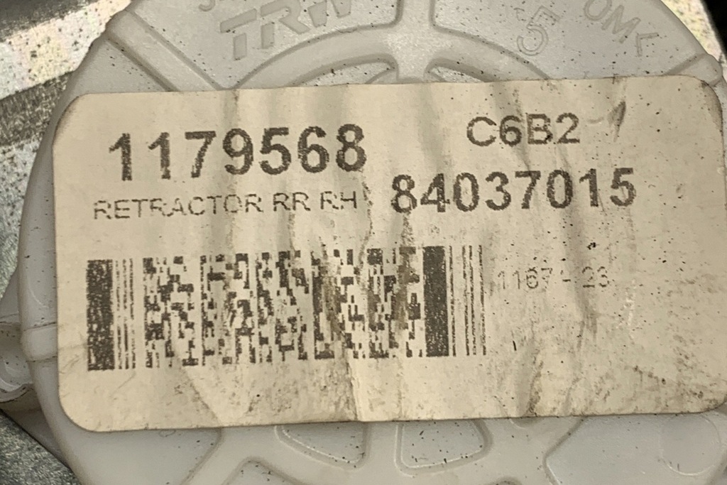 фото №8, Pas безпеки задній правий chevrolet camaro 84037015 3.6l бензиновий