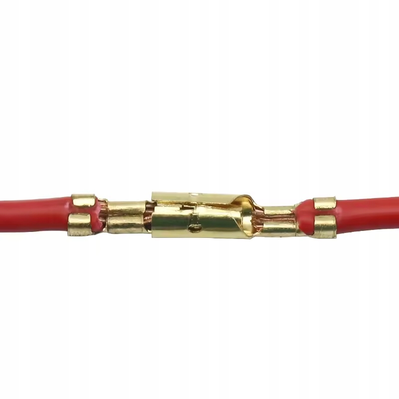 50 zestawów konektorów круглих 3,9 mm з przezroczystymi koszulkami Недорого