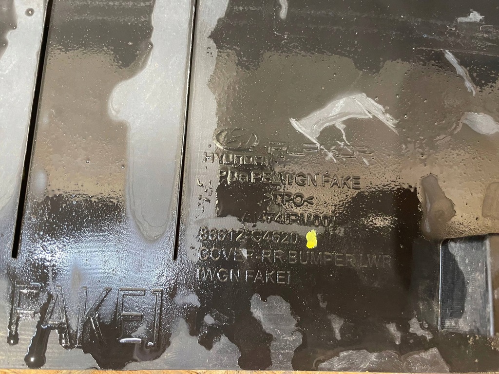 фото №11, Hyundai i30 i-30 iii 3 lift 20- kombi спойлер молдинг накладка бампера задня