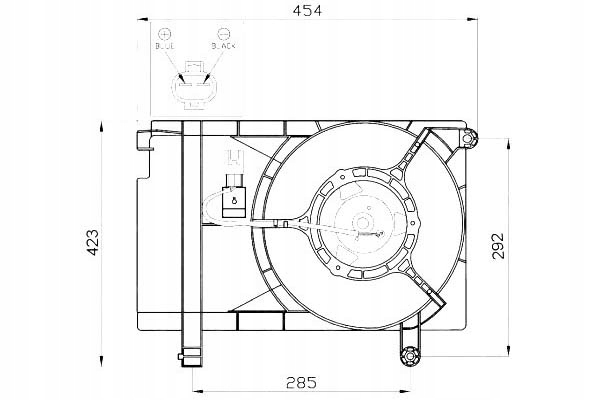 фото №1, Nrf вентилятор радіатора chevrolet aveo хетчбек