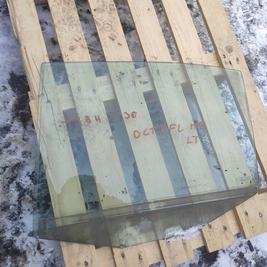 фото №1, Стекло дверь левый задняя skoda octavia 1 i fl хэтчбек