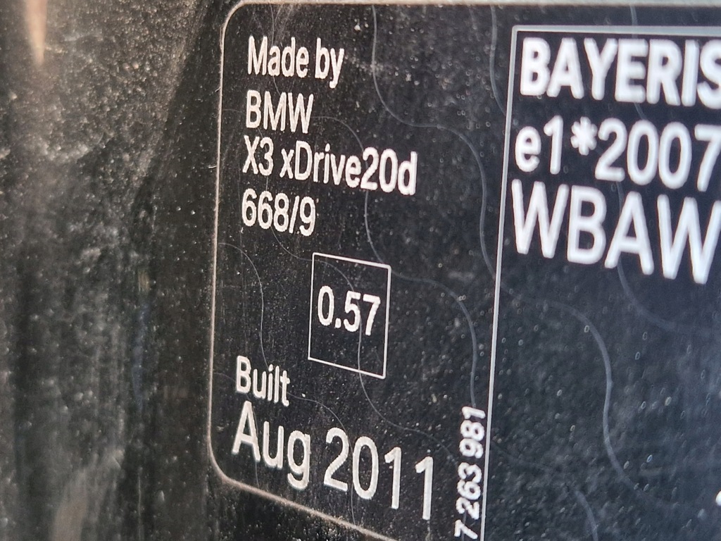 фото №10, Бампер задний bmw x3 f25 668/9